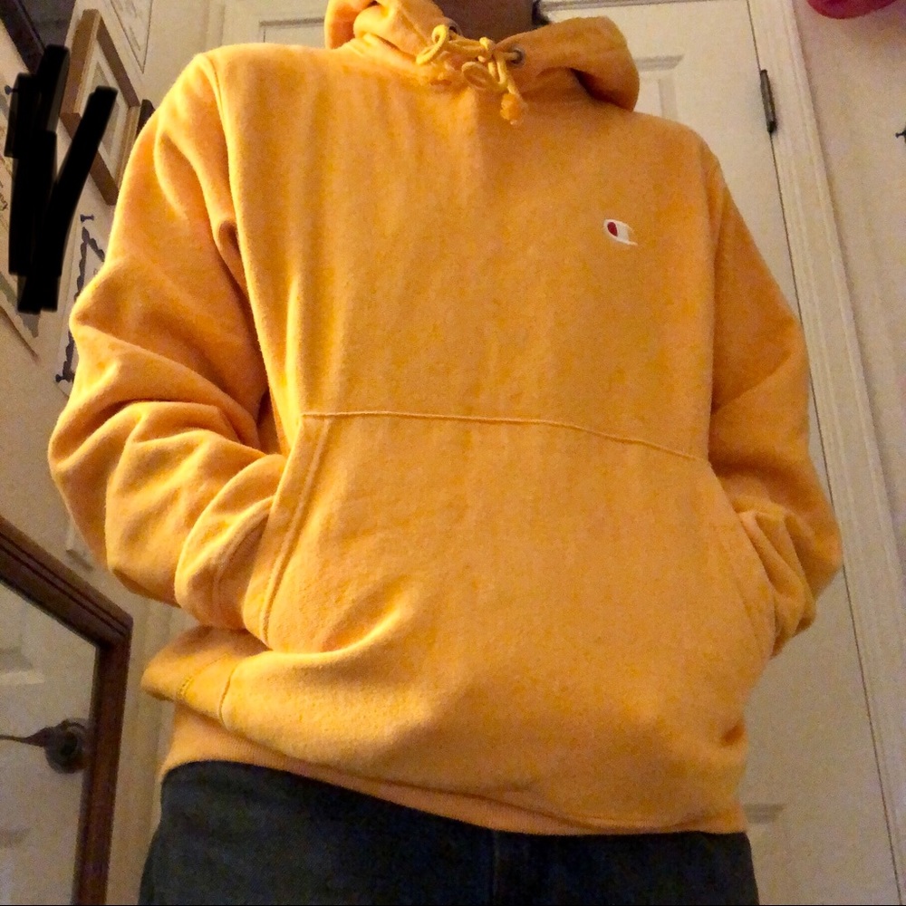 Champion Men’s Reverse Weave Gold Hoodie